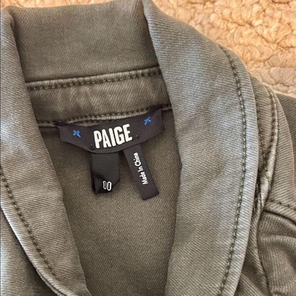 PAIGE olive Khaki Belted Anessa Jumpsuit - Picture 2 of 4